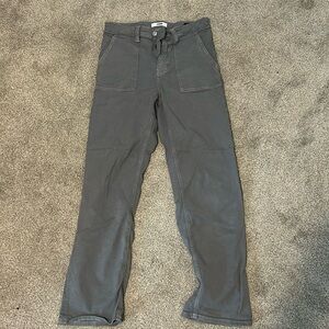 mavi gray cargo pants style sheila high rise straight leg size 27